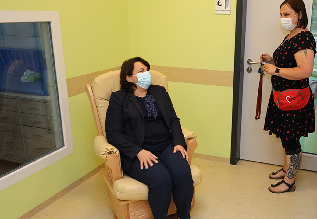 Besuch von Stefanie Drese