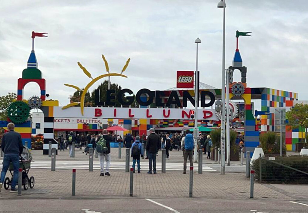 Eingangsbereich von Legoland Billund