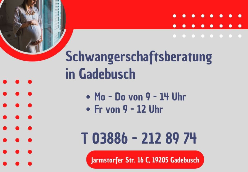 Anzeige f&uuml;r Schwangerschaftsberatung in Gadebusch