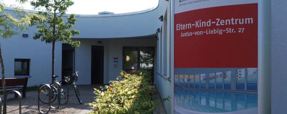 Eingangsbereich des AWO Eltern-Kind-Zentrums in Schwerin