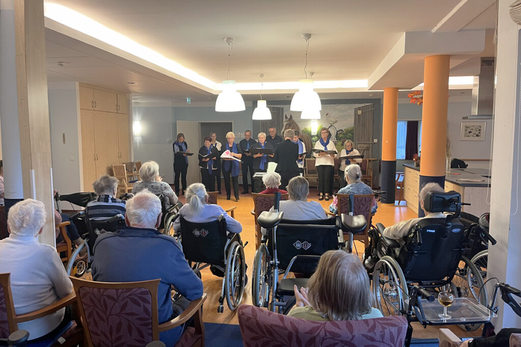 Chorauftritt in einem Pflegeheim