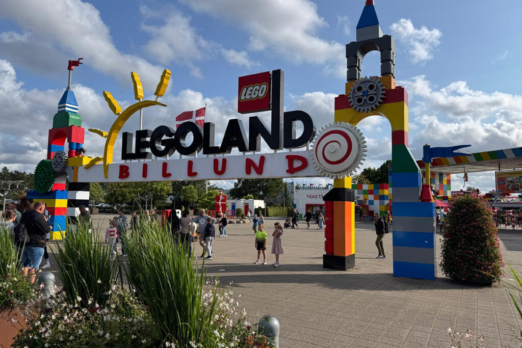 Eingang von LEGOLAND Billund