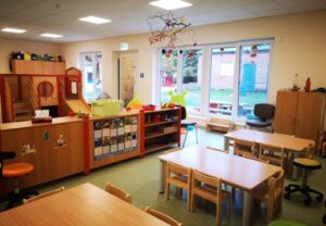 Innenraum einer Kita oder eines Spielzimmers