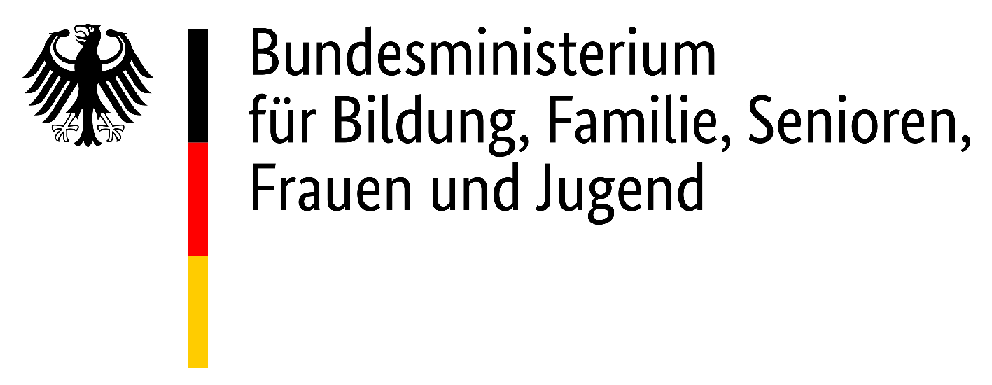 Logo des Bundesministeriums für Bildung, Familie, Senioren, Frauen und Jugend.
