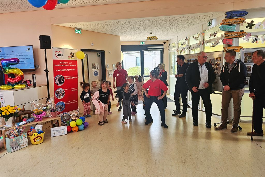 Feier im AWO Kinder- und Familienzentrum