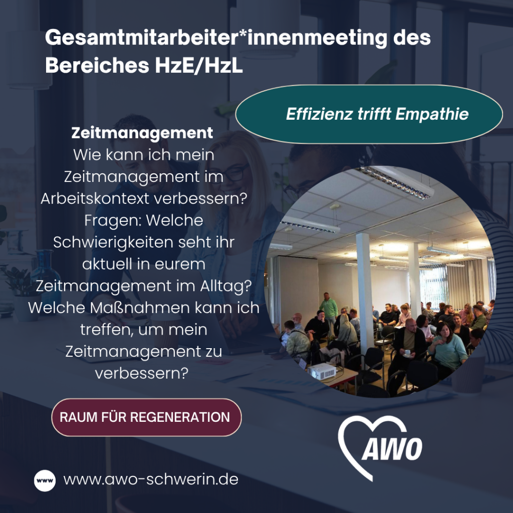 Grafik zur Mitarbeiterversammlung der AWO