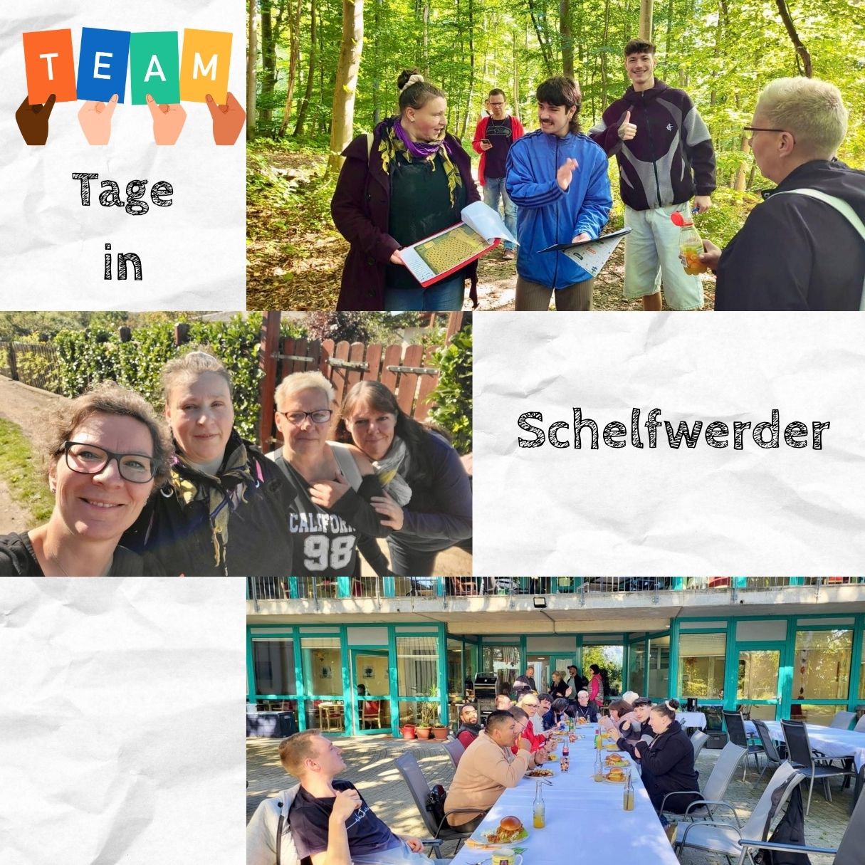 Fotos von einem AWO-Team-Event in Schelfwerder
